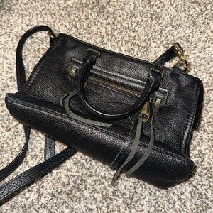 Black Rebecca Minkoff black motostyle crossbody
